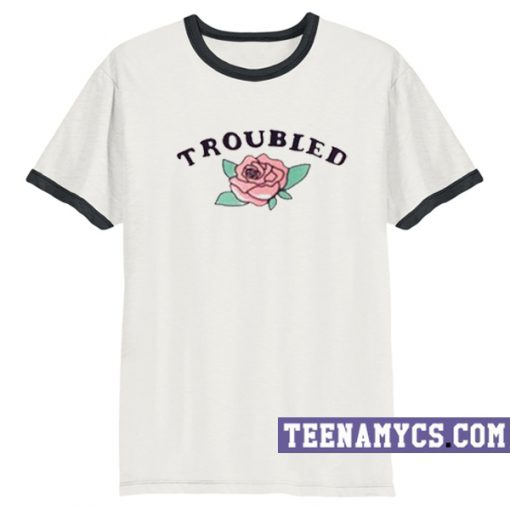 Troubled ringer t-shirt