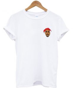 Tupac Shakur Pocket Print T-shirt