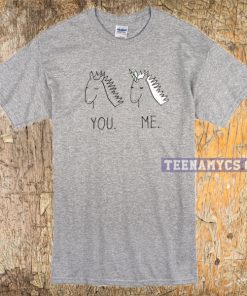 Unicorn you and me T-shirt