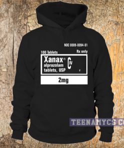 Xanax 2mg Rx only Hoodie