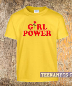 Yellow Girl Power t-shirt