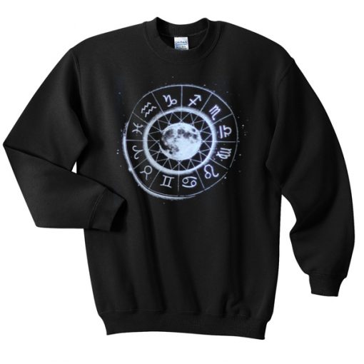 Moon Zodiac Sign Sweatshirt