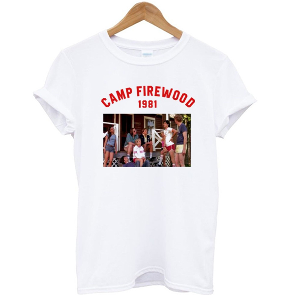 Camp Firewood 1981 Graphic T-shirt