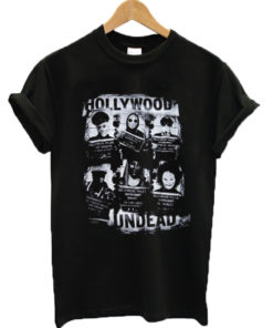 Hollywood Undead Mugshot On Black T-shirt