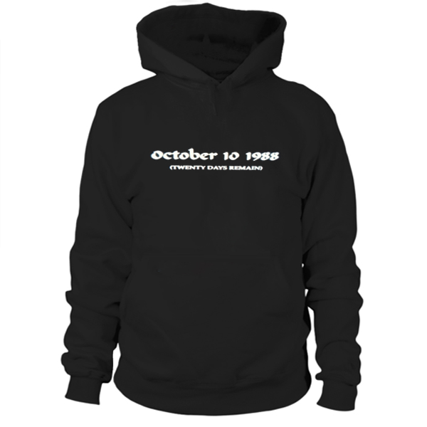 October 10 1988 Twenty days remain Donnie Darko Hoodie