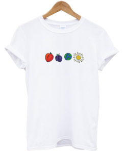 Peach Plum Earth Sun T-shirt