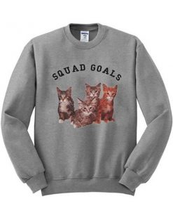 Squad Goals Cats Sweatshirt