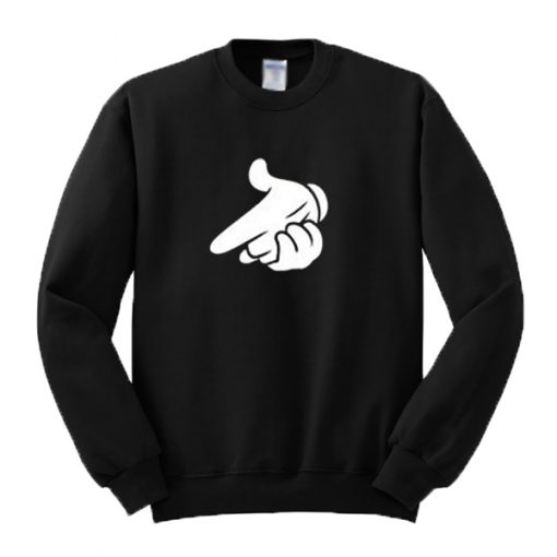 Mickey Hand Gun Sweatshirt