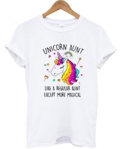 Unicorn Aunt Graphic T-shirt