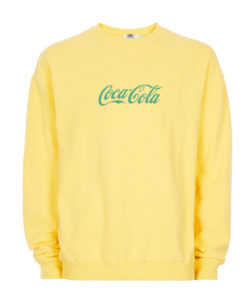 Yellow Coca Cola Sweatshirt