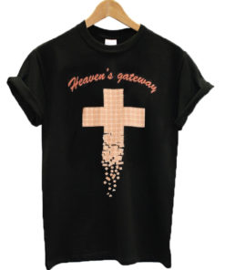 Heaven's gateway cross T-shirt
