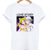Love story sailor moon t-shirt