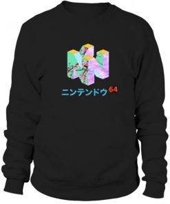 Japanese Nintendo 64 Graphic Sweatshirt