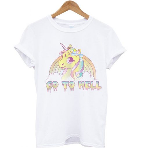 Go To Hell Unicorn T-shirt - teenamycs