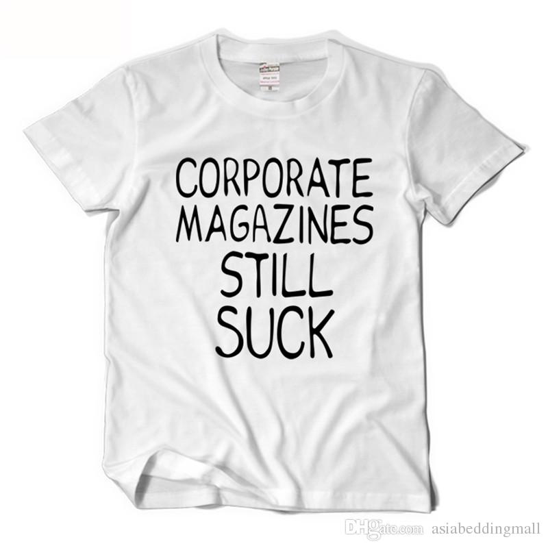 Corporate Magazines Stll Suck T-shirt