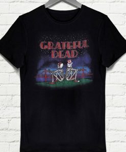 Grateful Dead Golden Gate San Francisco Skeleton T-shirt