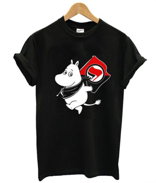 Antifa Moomin Anti-Fascist T-shirt
