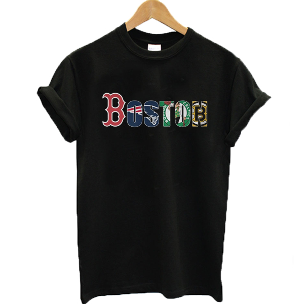Boston Red Sox New England Patriots Celtics Bruins T-shirt
