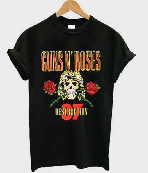 Guns N Roses Destruction 87 T-shirt