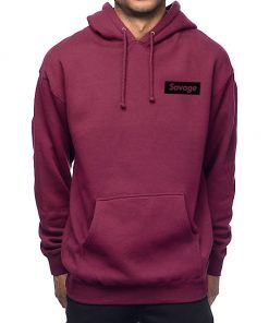 Savage Pocket Print Pullover Hoodie