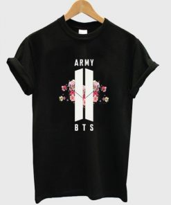 BTS Army Floral T Shirt