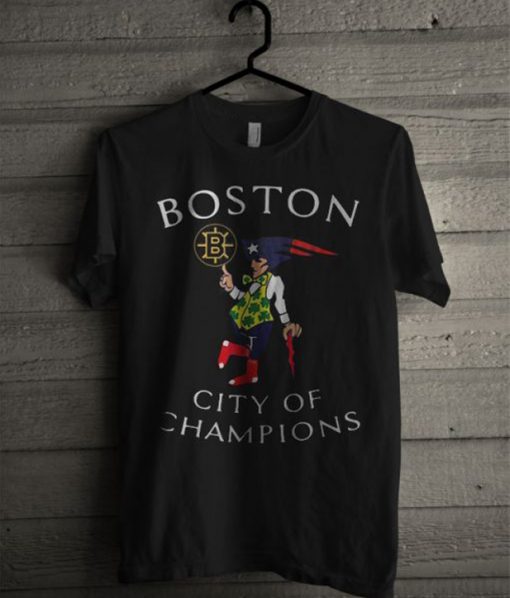 Boston City Of Champions T Shirt