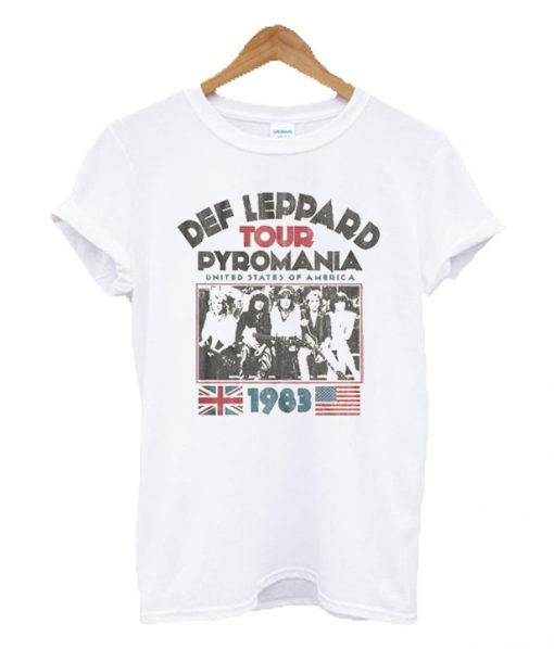 Def Leppard Tour Pyromania T-shirt