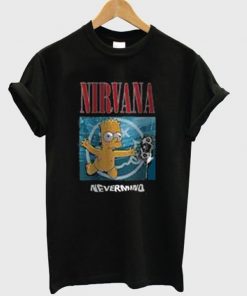 Nirvana Nevermind Bart Simpson T-Shirt