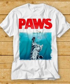 Paws Jaws Cat Fun T-Shirt