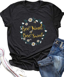 Bee Kind Bee Sweet Flower T-Shirt