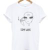 Stay Woke Smoking Alien T-Shirt