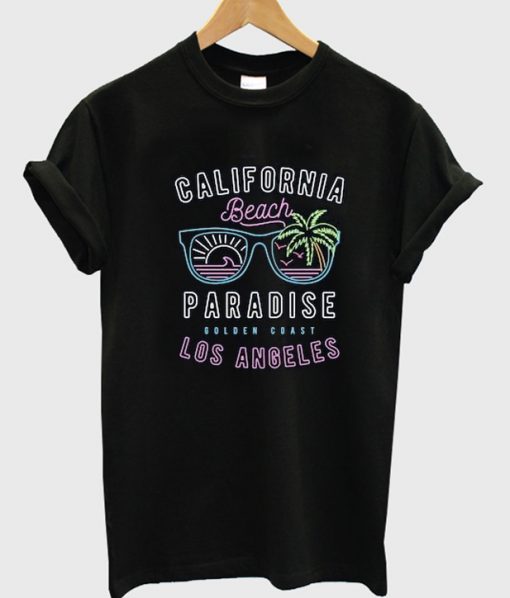 California Beach Paradise Golden Coast T-Shirt