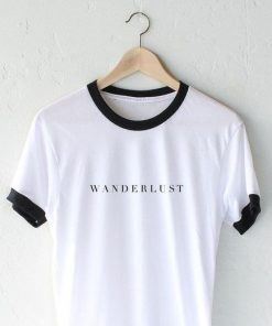 Wanderlust Ringer T Shirt
