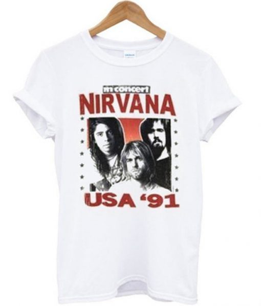 Nirvana in Concert USA '91 T-Shirt