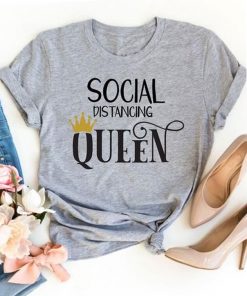 Social Distancing Queen T-Shirt