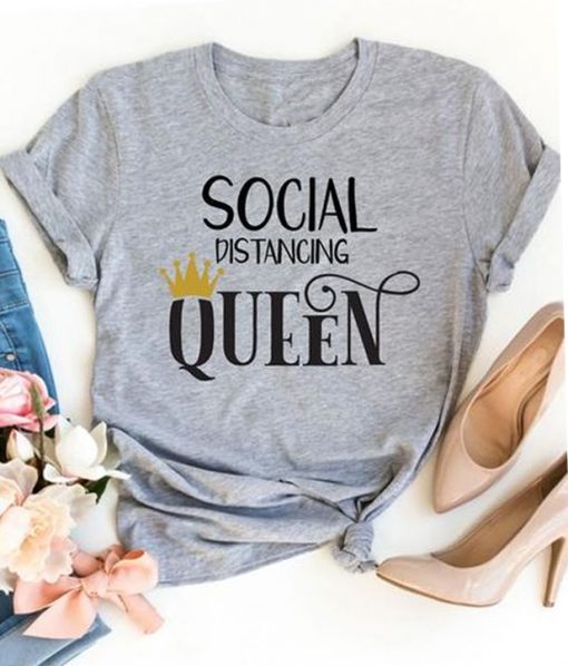 Social Distancing Queen T-Shirt