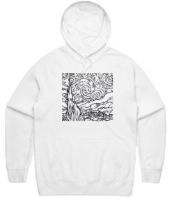 Starry Night Graphic Hoodie