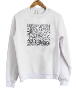 Starry Night Graphic Sweatshirt