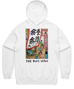 The Blue Lotus Tintin Hoodie