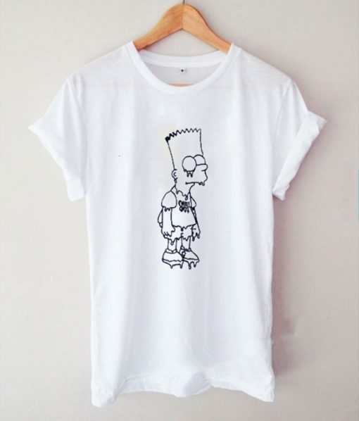 Crying Bart Simpson Graphic T-Shirt