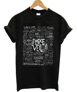 Pierce The Veil lyrics T-shirt