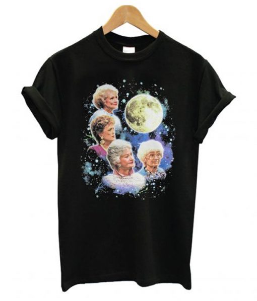 Bioworld The Golden Girls Women’s Four Golden Girls Moon T shirt