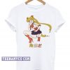 Sailor Moon Peace Sign Graphic T-shirt