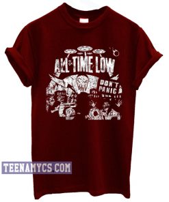 All Time Low Don't Panic Tee