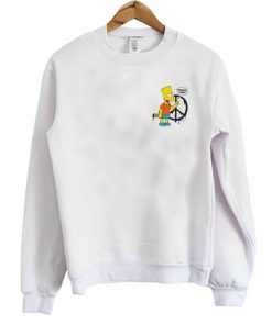 Bart Simpson Peace Man Sweatshirt