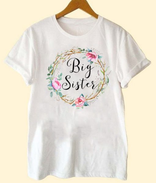 Big Sister Floral T-Shirt