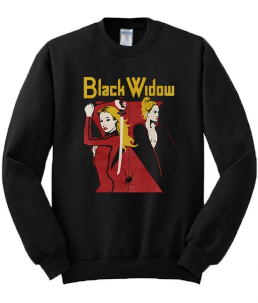 Black Widow Graphic Sweatshirt