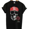GNR Skull Rose T-Shirt