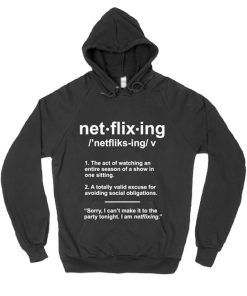 Netflixing Definition Hoodie