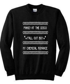 Panic At the Disco Fall Out Boy My Chemical Romance Sweatshirt